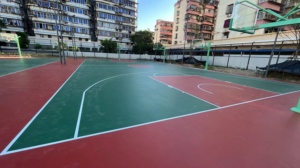 宁波北仑白峰高架桥下硅pu